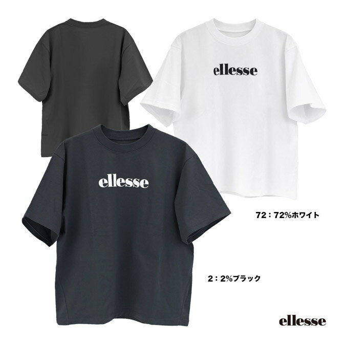 エレッセ ellesse テニスウェア レディス ハイゲージショートスリーブロゴティ EW124120