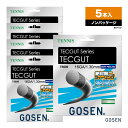 ゴーセン GOSEN ボックスガット テックガット 16 （TECGUT 16） 130 ホワイト 単張り（5本入） TS600