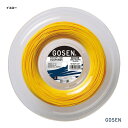 ゴーセン GOSEN テニスガット ロール ポリロン（POLYLON） エッグパワー（EGGPOWER） 17 122 イエロー TS1012YE