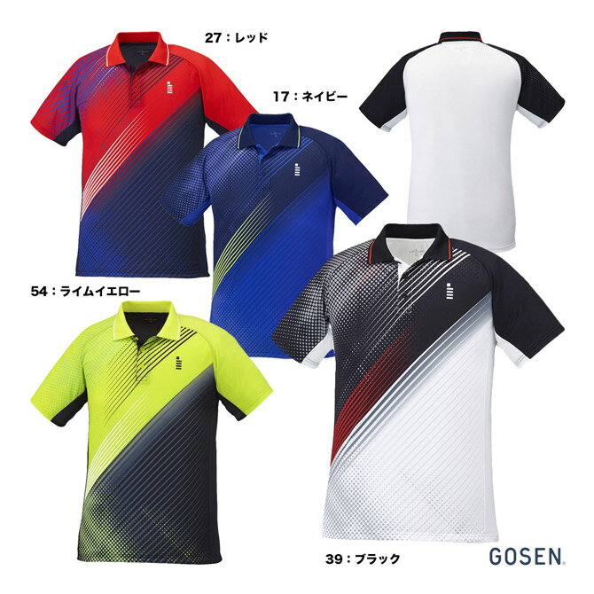 ゴーセン GOSEN テニスウェア ユニセックス ゲームシャツ T1940