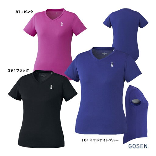 ゴーセン GOSEN テニスウェア レディス ゲームシャツ T1965 ゴーセン GOSEN テニスウェア レディス ゲームシャツ T1965