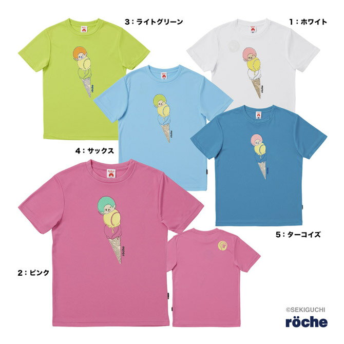 ローチェ roche テニスウェア ユニセックス モンチッチ×roche コラボTシャツ M0069
