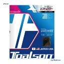 トアルソン TOALSON テニスガット 単張り バイオロジックライブワイヤー（BIOLOGIC LIVE WIRE） 130 ブラック 7223010K