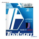 トアルソン TOALSON テニスガット 単張り アスタリスタ ASTERISTA 125 アヤメバイオレット 7332510V