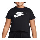 ナイキ NIKE ウェア ガールズ YTH ガールズ NSW フューチュラ S/S クロップ Tシャツ DA6925（012）