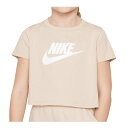 ナイキ NIKE ウェア ガールズ YTH ガールズ NSW フューチュラ S/S クロップ Tシャツ DA6925（126） その1