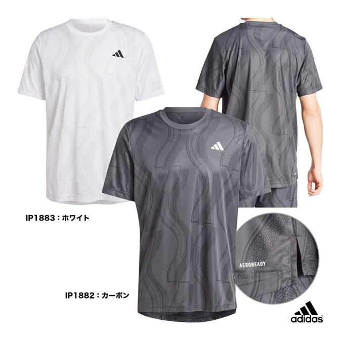 アディダス adidas テニスウェア メンズ M TENNIS CLUB グラフィック Tシャツ IKL90