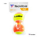 テクニファイバー Tecnifibre テニスボール #2 BALL stage2(ステージ2) 2球入 1パック TBP2OR1