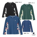 ルコックスポルティフ LCS テニスウェア レディス Aile forme グラフィック長袖ゲームシャツ LN4FLT10L