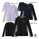 ルコックスポルティフ LCS テニスウェア レディス Aile forme 長袖ゲームシャツ LN5FLT10L
