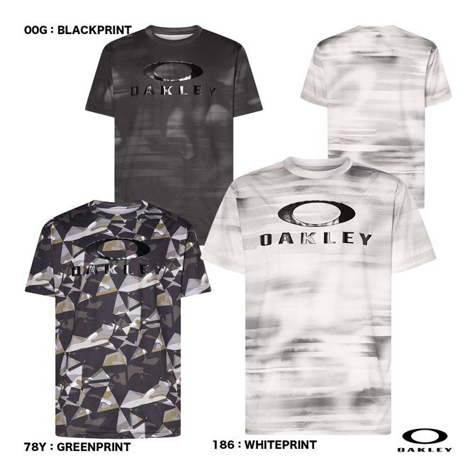 オークリー OAKLEY フィットネスウェア メンズ ENHANCE QD SS TEE GRAPHIC EVO 2.7 FOA405825