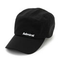 アドミラル〔Admiral〕サイドパンチングメッシュジェットキャップ ATMZ506(BLK10)