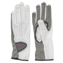 ダンロップ〔DUNLOP〕レディスグローブ【手のひら側穴あき・ネイルスルータイプ】TGG-0118W ホワイト