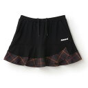 アドミラル〔Admiral〕 アシメレイヤードチェックフレアスコート ATLA552(RED40)