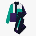 ラコステ〔LACOSTE〕アシンメトリーカラーブロックセットアップトラックスーツ　WH9442L(XSB)