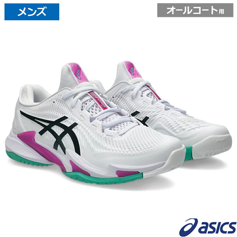 Rakuten - アシックス asics コートFF 3 ホワイト/デジタルサクラ /1041A370-106 オールコート用
