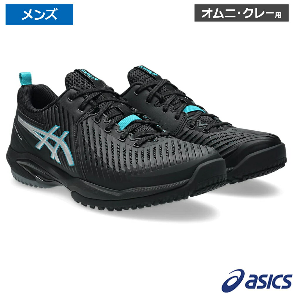 アシックス asics プレステージNEO OC WIDE ブラック/ピュアシルバー1043A029-001 オムニ・クレーコート用