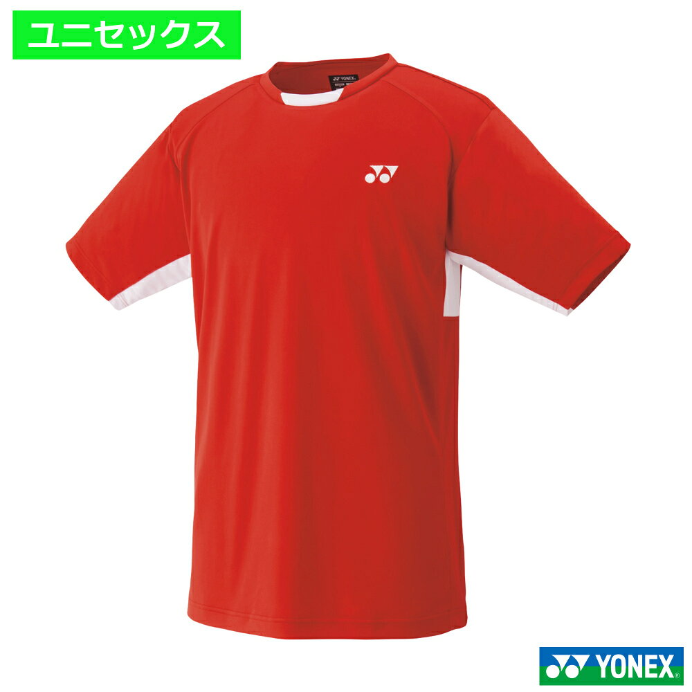 ヨネックス ユニゲームシャツ　サンセットレッド(496) /10810-496 日本バドミントン協会審査合格品 再生ポリエステル、UVカット、吸汗速乾、ストレッチ、制電、パワースリーブ ブランド ヨネックス 素材 ポリエステル100% カラー サンセットレッド 機能 再生ポリエステル、UVカット、吸汗速乾、ストレッチ、制電、パワースリーブ 詳しいサイズ規格表はこちら YONEX / ヨネックス スポーツの喜びを世界の人々と共感するため、「スポーツごころを世界に」をスローガンに掲げ、独創の技術と最高の製品で世界に貢献することを目指している。 商品在庫は実店舗と共有の物ですので、更新が遅れ品切れになっている場合もございます。品切れの際はメーカー取り寄せとなります。メーカも品切れの場合はご注文をキャンセルさせて頂く場合もございますので、その際は御容赦ください。