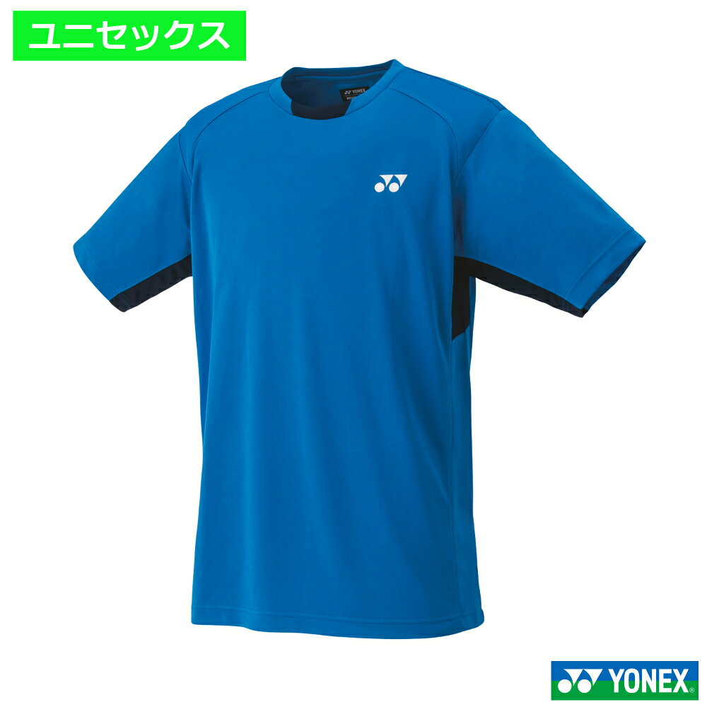 ヨネックス ユニゲームシャツ　ブラストブルー(786) /10810-786 日本バドミントン協会審査合格品 再生ポリエステル、UVカット、吸汗速乾、ストレッチ、制電、パワースリーブ ブランド ヨネックス 素材 ポリエステル100% カラー ブラストブルー 機能 再生ポリエステル、UVカット、吸汗速乾、ストレッチ、制電、パワースリーブ 詳しいサイズ規格表はこちら YONEX / ヨネックス スポーツの喜びを世界の人々と共感するため、「スポーツごころを世界に」をスローガンに掲げ、独創の技術と最高の製品で世界に貢献することを目指している。 商品在庫は実店舗と共有の物ですので、更新が遅れ品切れになっている場合もございます。品切れの際はメーカー取り寄せとなります。メーカも品切れの場合はご注文をキャンセルさせて頂く場合もございますので、その際は御容赦ください。