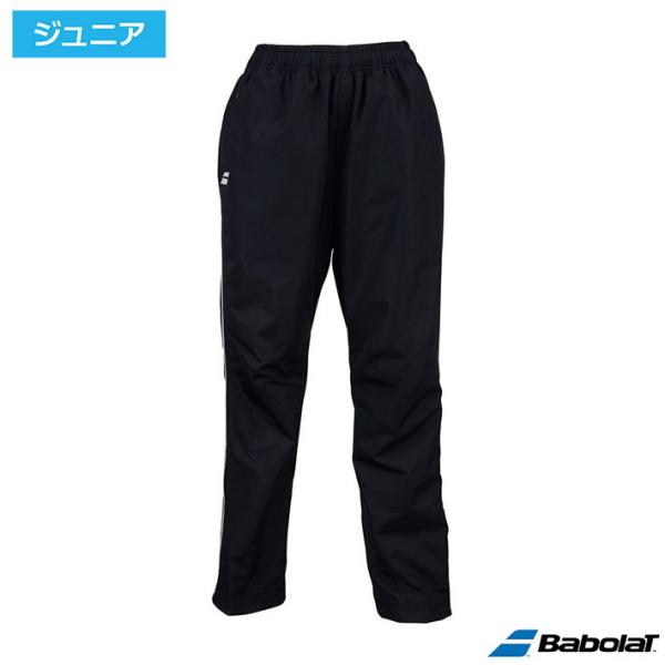 定番のウィンドパンツ。 裏地はメッシュでフルシーズン着用可能。Jr品番 素材：ポリエステル100％ カラー：ブラック 機能：防風、撥水