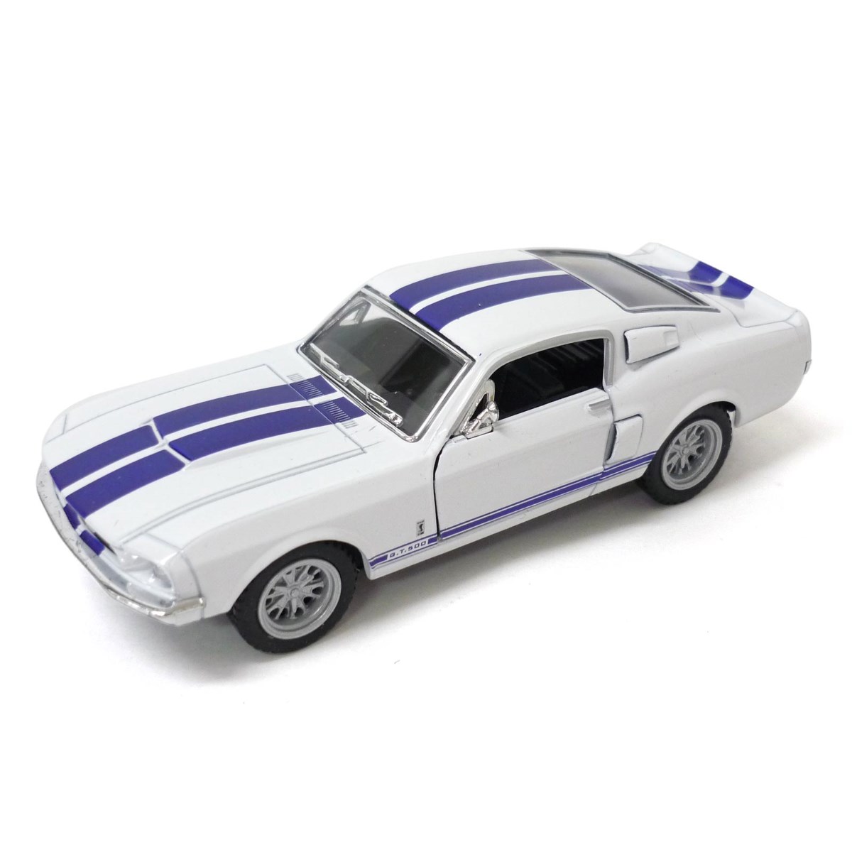 KiNSMART キンスマート プルバックミニカー 1/44 1967 シェルビー GT500 ホワイト 誕生日 クリスマス プレゼント ギフト 200-529