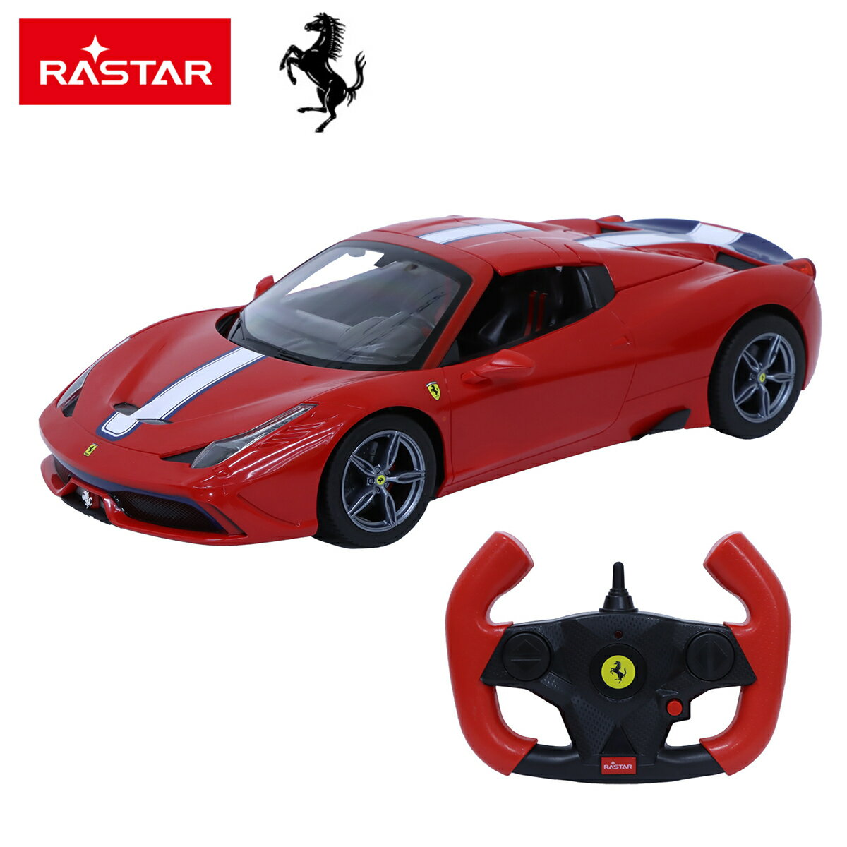 楽天市場】rastar ラジコンカー 1/14 フェラーリ458の通販 楽天市場】rastar ラジコンカー 1/14 フェラーリ458の通販