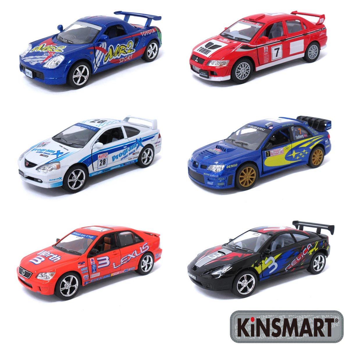 KiNSMART キンスマート プルバックミニカー 1/32-1/36 JAPAN ストリートファイター 6種セット 誕生日 クリスマス プレゼント ギフト ラッピング可 201-703