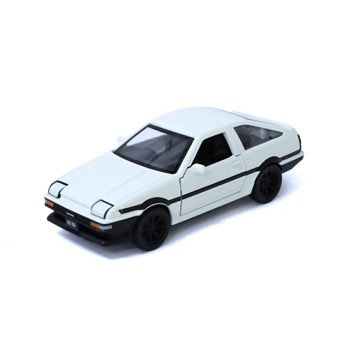 MSZ ダイキャスト プルバックミニカー 1/37 トヨタ AE86 トレノ 白 12個入りBOX 201-839