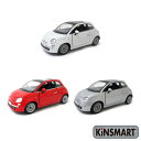 KiNSMART キンスマート プルバックミニカー 1/28 フィアット500 2007 3色セット 誕生日 クリスマス プレゼント ギフト ラッピング可 20...