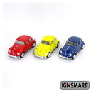KiNSMART キンスマート プルバックミニカー 1/32 クラシックビートル 3色セット 誕生日 クリスマス プレゼント ギフト ラッピング可 201-60...