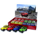 KiNSMART キンスマート プルバックミニカー 1/34 ジープラングラー オープントップ 4色アソート 12個入りBOX 誕生日 クリスマス プレゼント ...