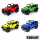 KiNSMART キンスマート プルバックミニカー 1/34 ジープラングラー オープントップ 4色セット 誕生日 クリスマス プレゼント ギフト ラッピング可...