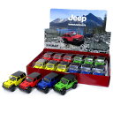 KiNSMART キンスマート プルバックミニカー 1/34 ジープラングラー ハードトップ 4色アソート 12個入りBOX 誕生日 クリスマス プレゼント ギ...