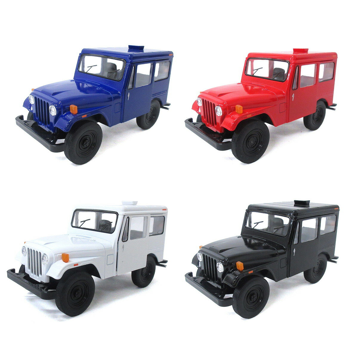 KiNSMART キンスマート プルバックミニカー 1/26 1971 ジープ DJ-5B 4色セット 201-714