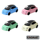 KiNSMART キンスマート プルバックミニカー 1/28 フィアット 500e パステル 4色セット 201-716