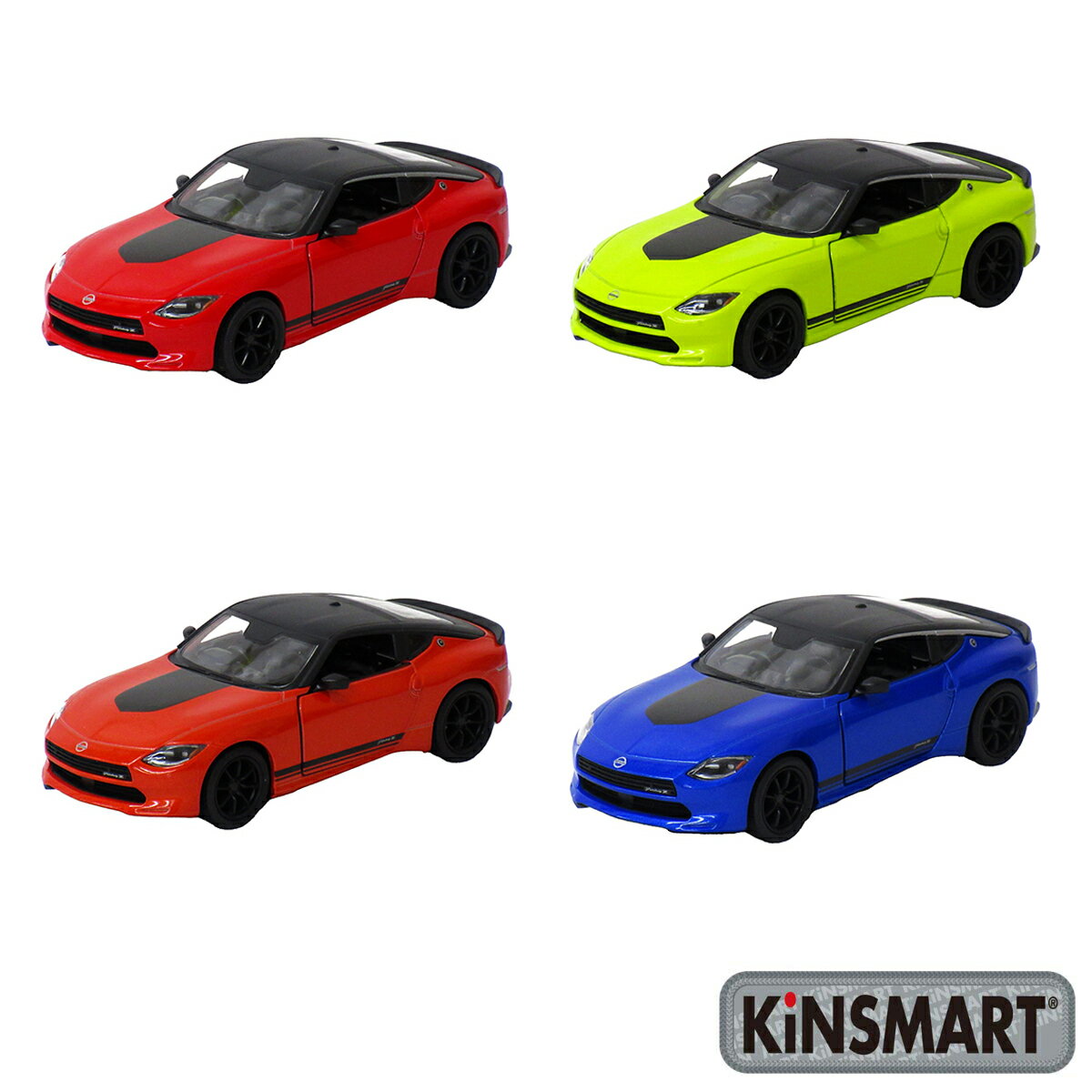 KiNSMART キンスマート プルバックミニカー 1/36 2023 日産フェアレディZ カスタム 4色セット 201-717