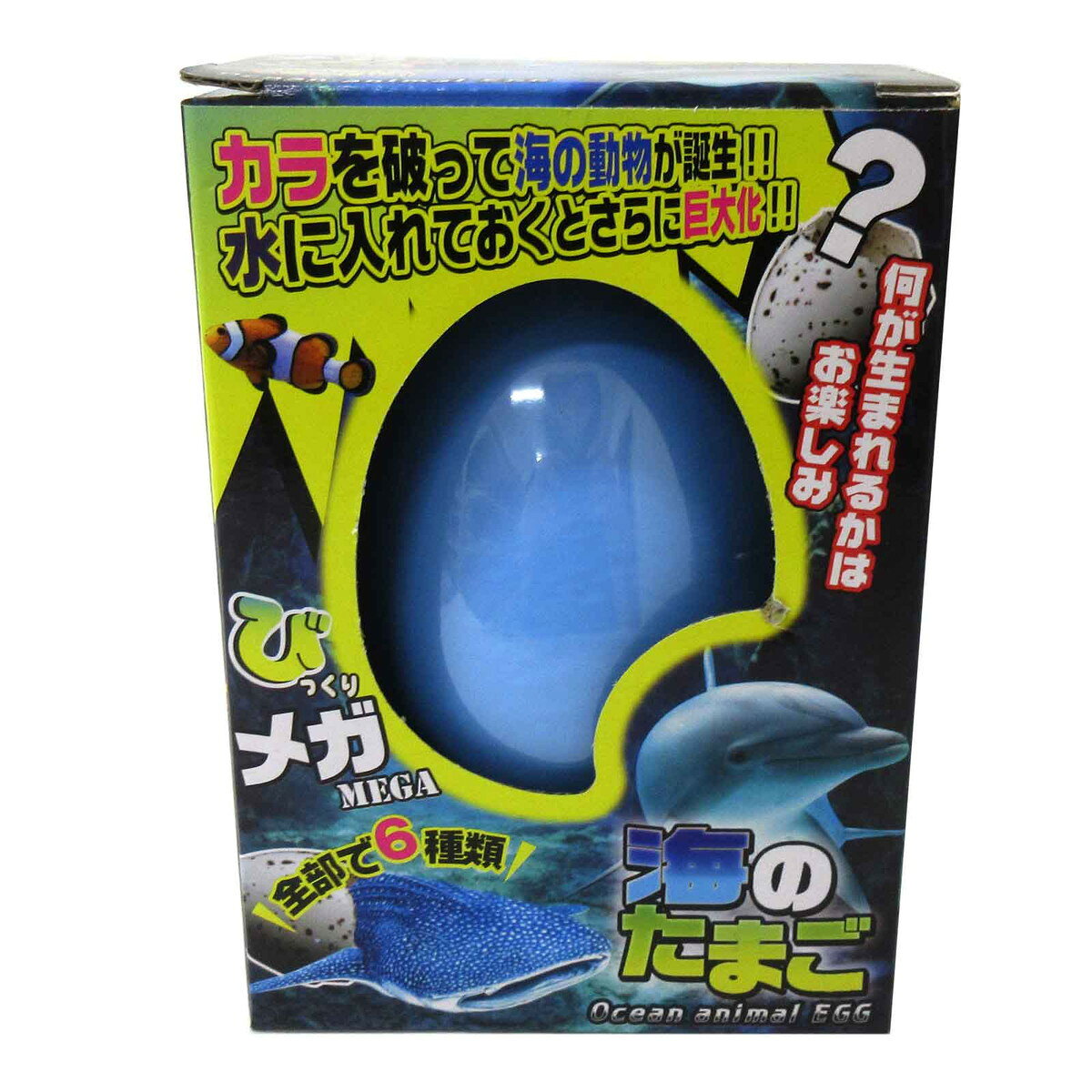 【楽天1位】 びっくりメガたまご 海のどうぶつ 6個入りBOX イルカ おもちゃ 誕生日 クリスマス プレゼント ギフト ラッピング可 tennmayashop-10000604 テンマヤショップ 楽天市場店 サンプル画像3