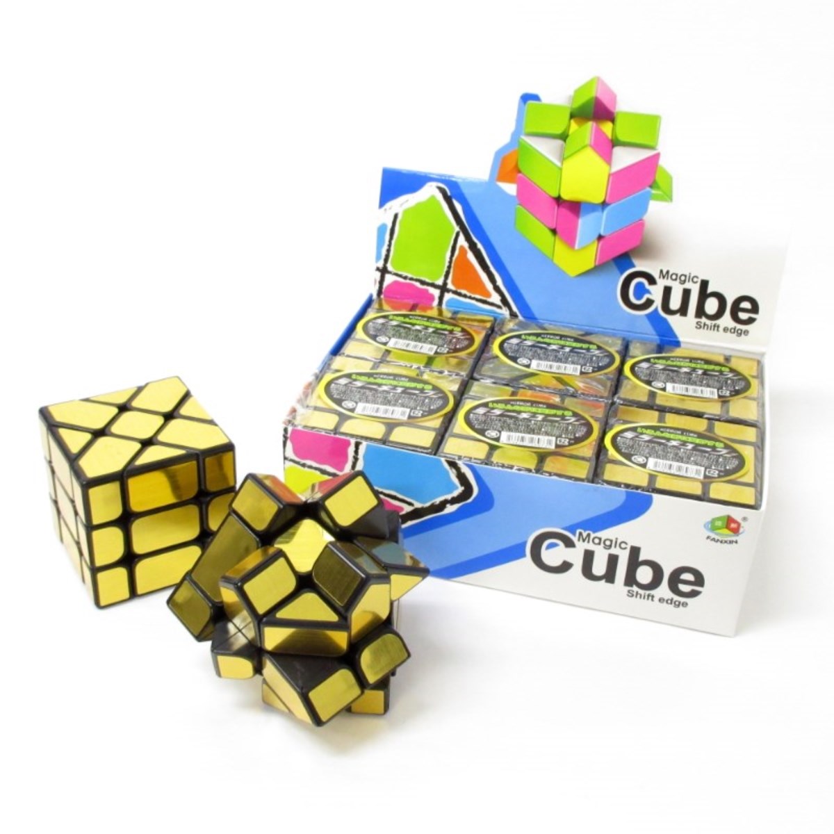 【楽天スーパーSALE・半額】【P5倍】立体パズル 3D キューブパズル 6個入りBOX 知育玩具 おもちゃ ミラ..