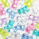カラー宝石 おもちゃ クラッシュアイス ベアミックス パステル6カラー 180pcs/1kg 宝石すくい おもちゃすくい 景品 子供 お祭り 縁日 誕生日 プレゼント ギフト ラッピング可 506-950