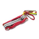 男前工具セット6pcs レッド +−ドライバー DIY 工具 日曜大工 レジャー 誕生日 クリスマス プレゼント ギフト 603-233