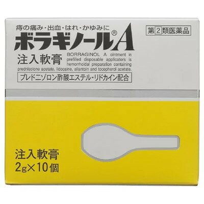 天藤製薬　ボラギノールA注入軟膏　2g×10個【指定第2類医薬品】