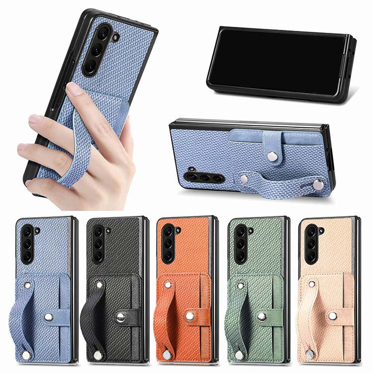 Rakuten - Galaxy Z Fold5 ケース カバー ケース カード収納付き PUレザー ケース シンプル Samsung サムスン ギャラクシー Z フォールド5 アンドロイド 持ち手 ベルト 落下防止ベルト 片手操作 取っ手 おすすめ おしゃれ スマホケース