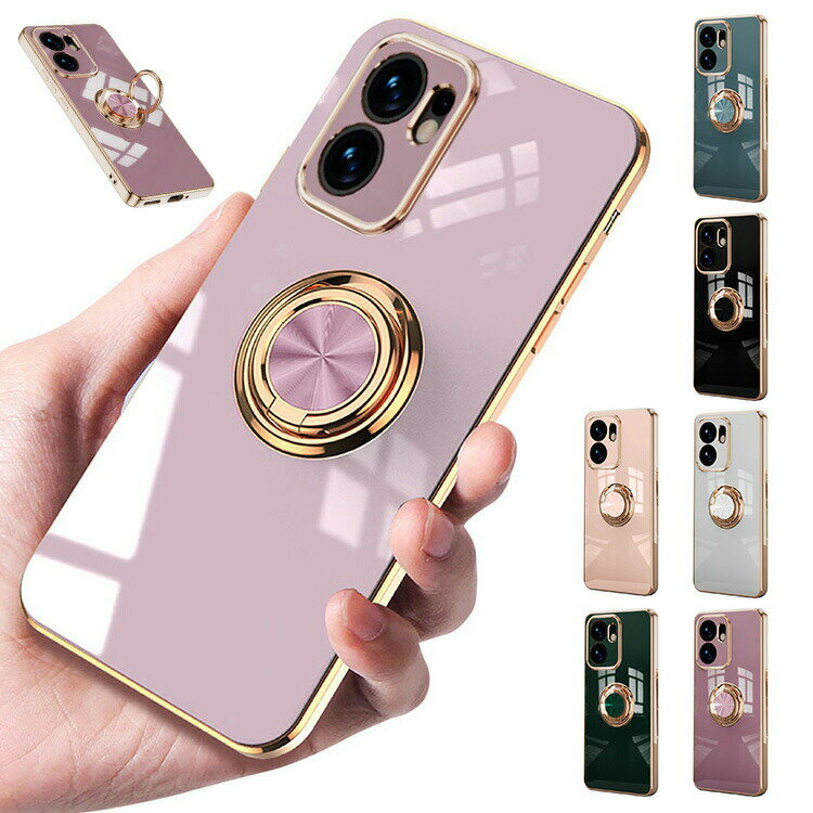 Rakuten - OPPO Reno13 A ケース reno 13a カバー TPU メッキ 一体型リング付き ストラップホール付き シンプル 背面ケース オッポ リノ13 A ソフトケース/カバー アンドロイド おすすめ おしゃれ スマートフォンケース/カバー Reno13A かっこいい おしゃれ スマートフォンカバー