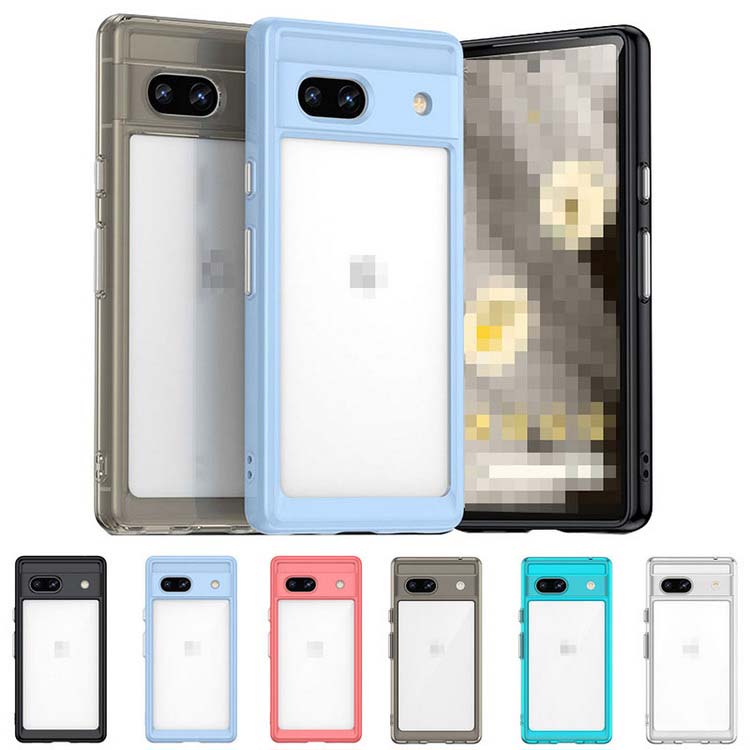 Rakuten - Pixel8a ケース 耐衝撃 クリアケース/カバー TPU スリム ケース Google グーグル ピクセル8a 透明 ソフトケース ストラップホール付きスマートフォンカバー スマホカバー カワイイ カラバリ 耐衝撃ケース 傷に強い 丈夫 おすすめ カワイイ オススメ シンプル  プレゼント