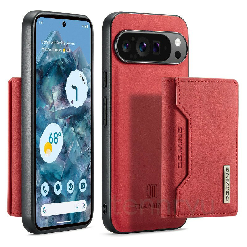 Rakuten - Pixel 9 Pro XL ケース 財布型 2in1 マグネット分離式 PUレザー保護カバー ‧ カード収納&スタンド機能付き ‧ 耐衝撃 頑丈設計 ‧ レッドレザー おしゃれ 人気Pixel 9 Pro XL ケース 財布型 2in1 マグネット分離式 PUレザー保護カバー ‧ カード収納&スタンド機能付き ‧ 耐衝撃