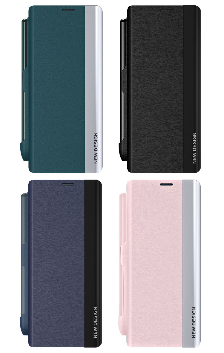 Galaxy Z Fold7 ケース 手帳型 カバー 折りたたみ型 二つ折り メッキ PUレザー ペン収納 タッチペン付き Samsung サムスン ギャラクシー Z フォールド7 アンドロイド 手帳型PUレザーケース/カバー おすすめ おしゃれ スマートフォン/スマフォ/スマホケース/カバー
