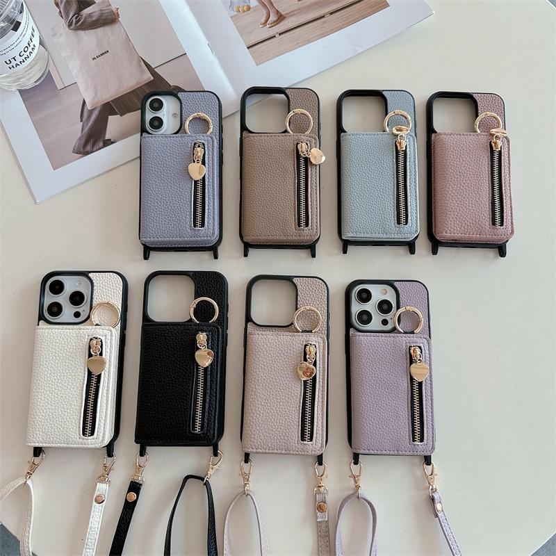 Rakuten - iphone16 ショルダーケース カード入れ付き iphone16pro 16promax ケース 小銭入れ リング iphone15 15pro 15promax iphone14 ケース 肩掛け iphone13 iphone12 カラバリ 耐衝撃ケース 傷に強い 丈夫 おすすめ カワイイ オススメ シンプル  プレゼント ギフト