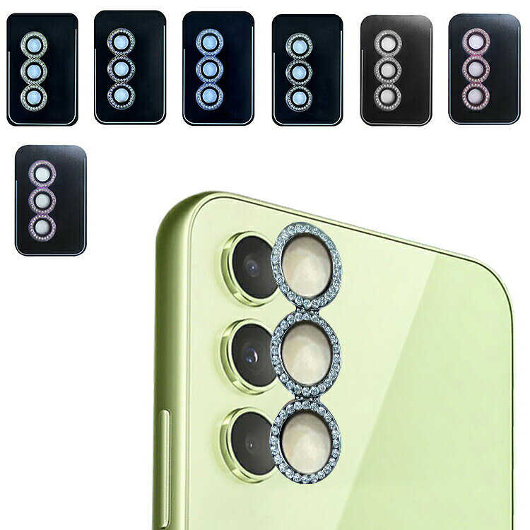 Rakuten - Galaxy Z Fold7 カメラレンズ 強化ガラス 2セット 合計6枚入 ラインストーン カメラ保護ガラスフィルム カメラレンズ保護リングカバー レンズ プロテクター グリッター きらきら 可愛い お洒落 かわいい Samsung サムスン ギャラクシー Z フォールド7 カラバリ 耐衝撃ケース