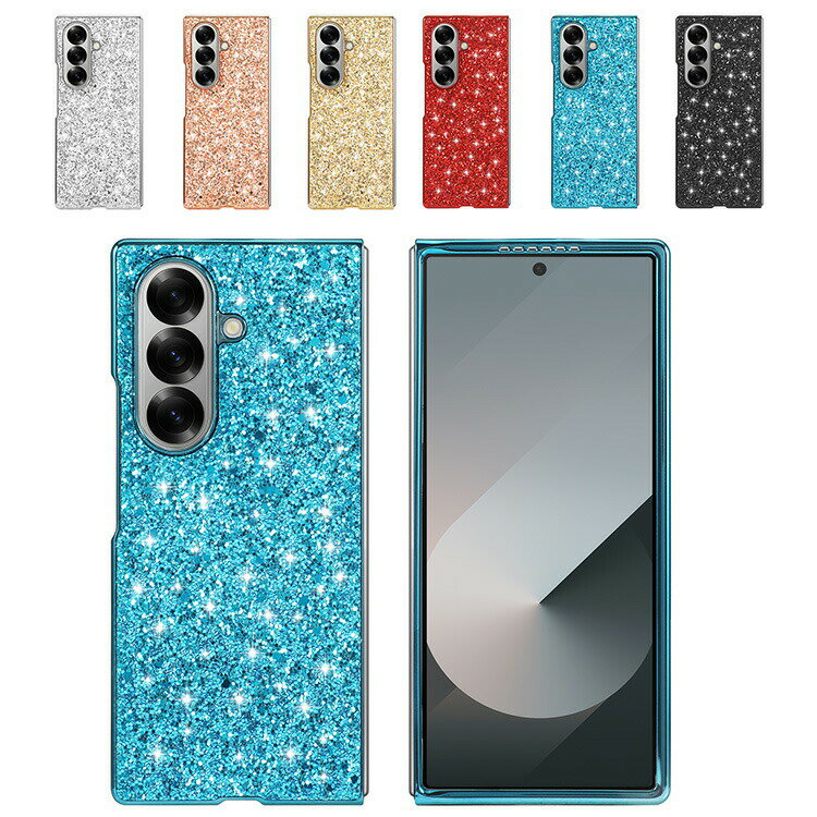 Rakuten - Galaxy Z Fold7 ケース 耐衝撃 カバー 折りたたみ型 メッキ TPU+プラスチック ハードケース かわいい グリッター きらきら お洒落 レディースSamsung サムスン ギャラクシー Z フォールド7 保護ケース アンドロイド おすすめ おしゃれ カラバリ 耐衝撃ケース 傷に強い 丈夫