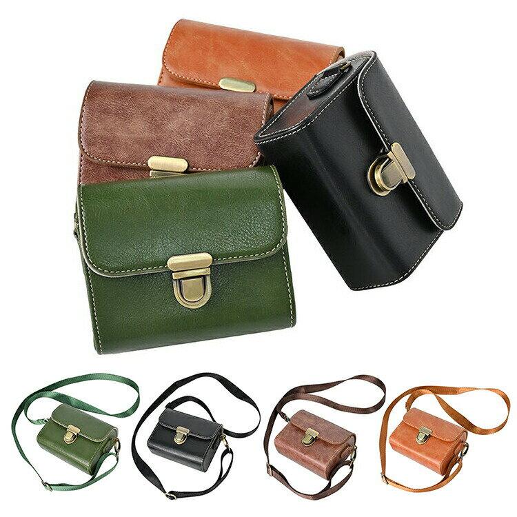 ソニー ブイログカム VLOGCAM ZV-1 II ZV-1F ZV-1 ケース カバー PUレザー カメラバッグ レディース カメラケース ショルダーストラップ付き 肩掛け ソフトケース おすすめ 長さ調節可能(2.0)